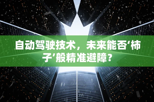 自动驾驶技术，未来能否‘柿子’般精准避障？