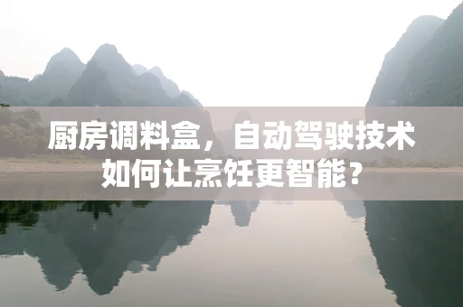厨房调料盒，自动驾驶技术如何让烹饪更智能？