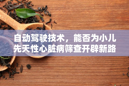 自动驾驶技术，能否为小儿先天性心脏病筛查开辟新路径？