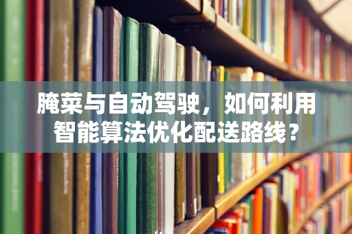 腌菜与自动驾驶，如何利用智能算法优化配送路线？