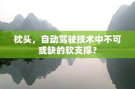 枕头，自动驾驶技术中不可或缺的软支撑？