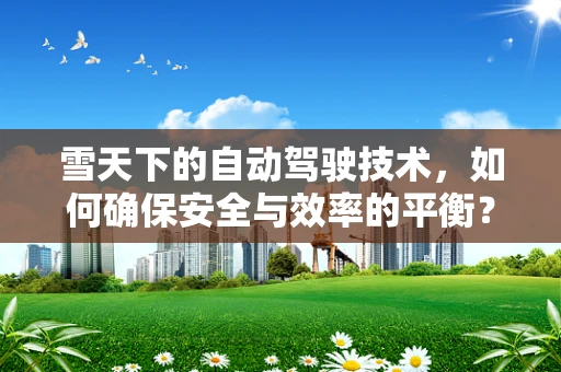 雪天下的自动驾驶技术，如何确保安全与效率的平衡？