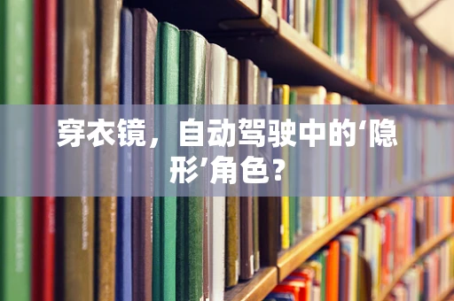 穿衣镜，自动驾驶中的‘隐形’角色？