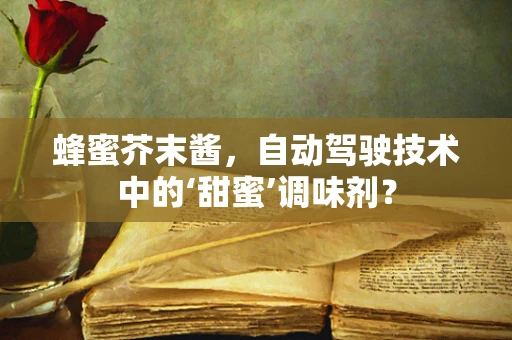 蜂蜜芥末酱，自动驾驶技术中的‘甜蜜’调味剂？