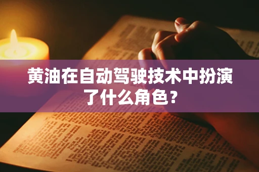 黄油在自动驾驶技术中扮演了什么角色？