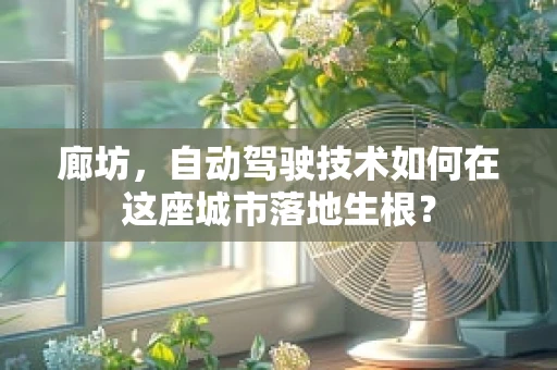 廊坊，自动驾驶技术如何在这座城市落地生根？