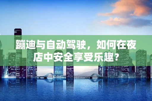 蹦迪与自动驾驶，如何在夜店中安全享受乐趣？