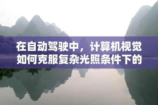 在自动驾驶中，计算机视觉如何克服复杂光照条件下的挑战？