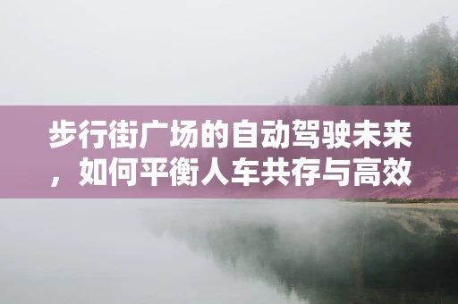 步行街广场的自动驾驶未来，如何平衡人车共存与高效通行？