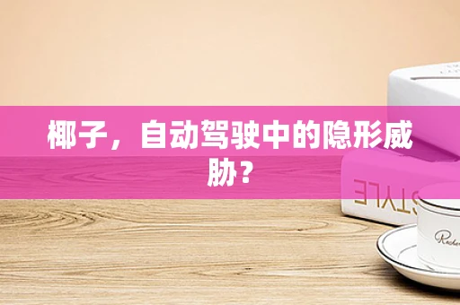 椰子，自动驾驶中的隐形威胁？