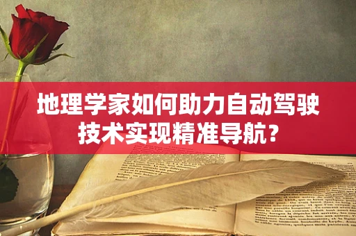 地理学家如何助力自动驾驶技术实现精准导航？