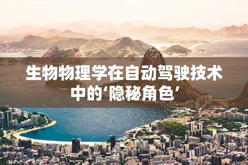 生物物理学在自动驾驶技术中的‘隐秘角色’