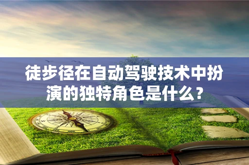 徒步径在自动驾驶技术中扮演的独特角色是什么？