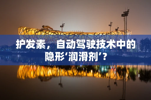 护发素，自动驾驶技术中的隐形‘润滑剂’？