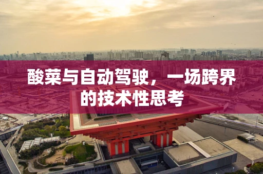 酸菜与自动驾驶，一场跨界的技术性思考