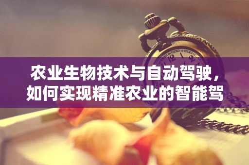 农业生物技术与自动驾驶，如何实现精准农业的智能驾驶？