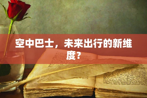 空中巴士，未来出行的新维度？