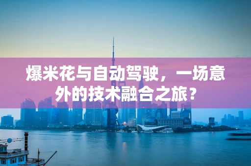 爆米花与自动驾驶，一场意外的技术融合之旅？