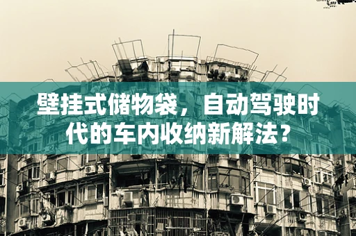 壁挂式储物袋，自动驾驶时代的车内收纳新解法？