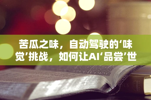 苦瓜之味，自动驾驶的‘味觉’挑战，如何让AI‘品尝’世界的酸甜苦辣？