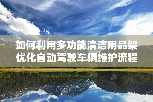 如何利用多功能清洁用品架优化自动驾驶车辆维护流程？