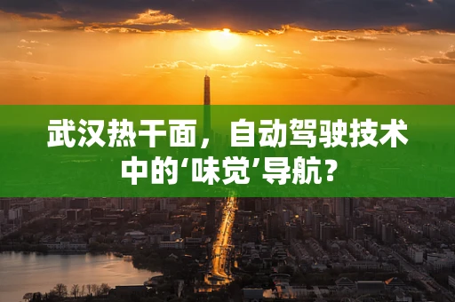 武汉热干面，自动驾驶技术中的‘味觉’导航？