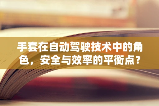 手套在自动驾驶技术中的角色，安全与效率的平衡点？