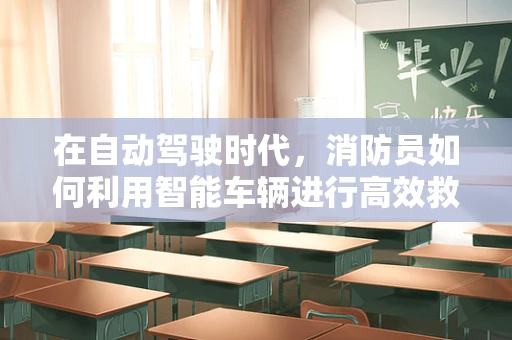 在自动驾驶时代，消防员如何利用智能车辆进行高效救援？