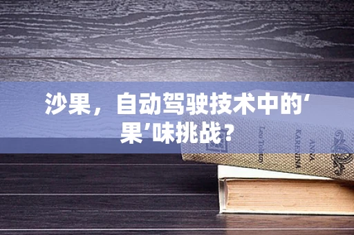 沙果，自动驾驶技术中的‘果’味挑战？
