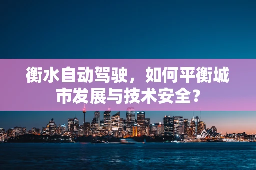 衡水自动驾驶，如何平衡城市发展与技术安全？