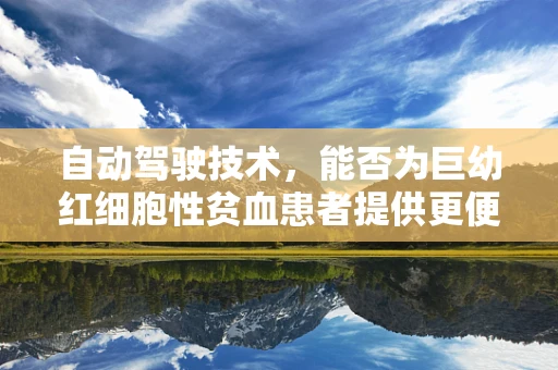 自动驾驶技术，能否为巨幼红细胞性贫血患者提供更便捷的出行解决方案？