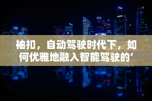 袖扣，自动驾驶时代下，如何优雅地融入智能驾驶的‘新风尚’？