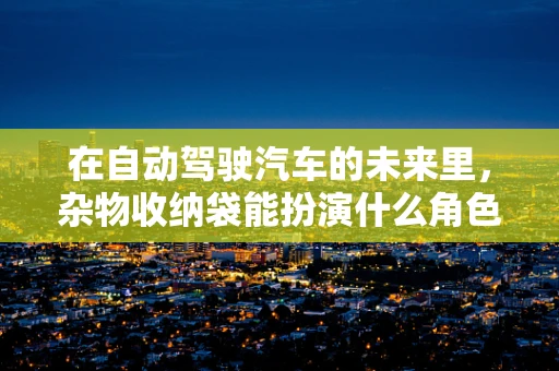 在自动驾驶汽车的未来里，杂物收纳袋能扮演什么角色？