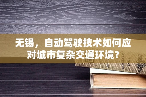 无锡，自动驾驶技术如何应对城市复杂交通环境？