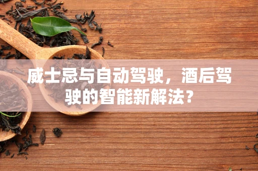 威士忌与自动驾驶，酒后驾驶的智能新解法？