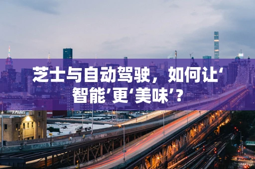 芝士与自动驾驶，如何让‘智能’更‘美味’？