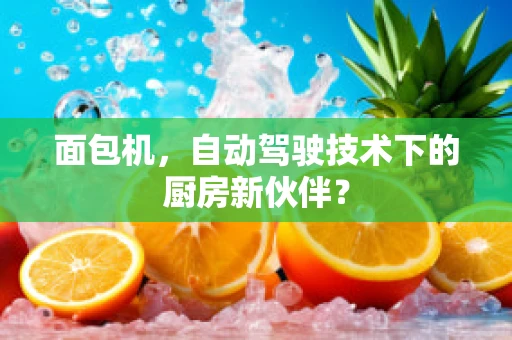 面包机，自动驾驶技术下的厨房新伙伴？