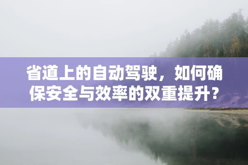 省道上的自动驾驶，如何确保安全与效率的双重提升？