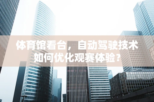 体育馆看台，自动驾驶技术如何优化观赛体验？