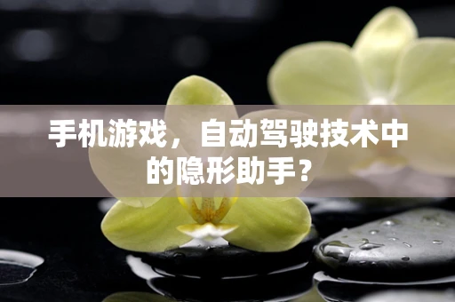 手机游戏，自动驾驶技术中的隐形助手？