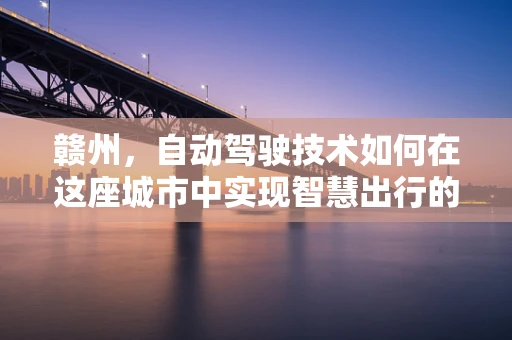赣州，自动驾驶技术如何在这座城市中实现智慧出行的飞跃？