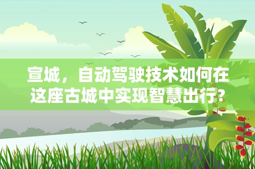 宣城，自动驾驶技术如何在这座古城中实现智慧出行？