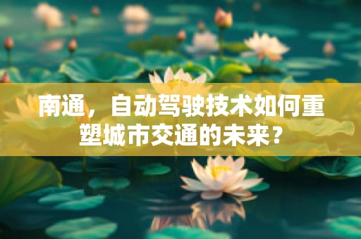 南通，自动驾驶技术如何重塑城市交通的未来？