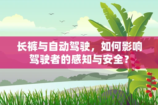 长裤与自动驾驶，如何影响驾驶者的感知与安全？
