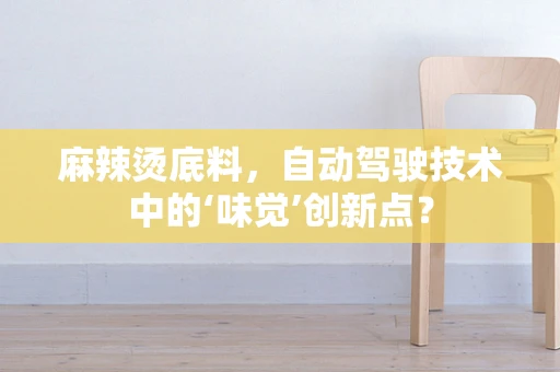 麻辣烫底料，自动驾驶技术中的‘味觉’创新点？