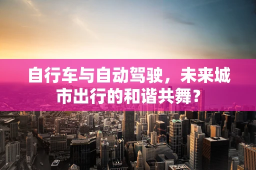 自行车与自动驾驶，未来城市出行的和谐共舞？