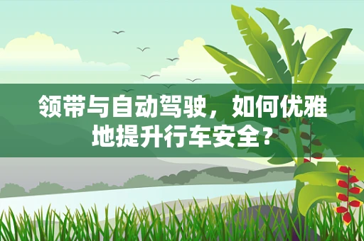 领带与自动驾驶，如何优雅地提升行车安全？