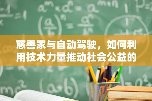 慈善家与自动驾驶，如何利用技术力量推动社会公益的未来？