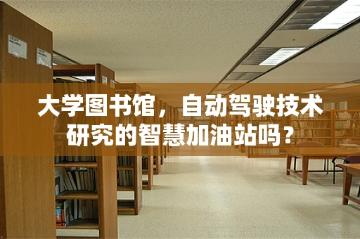 大学图书馆，自动驾驶技术研究的智慧加油站吗？