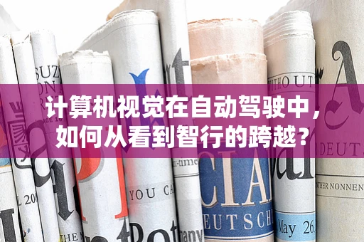 计算机视觉在自动驾驶中，如何从看到智行的跨越？